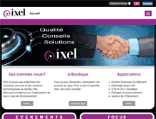 Tablet Screenshot of ixel.fr